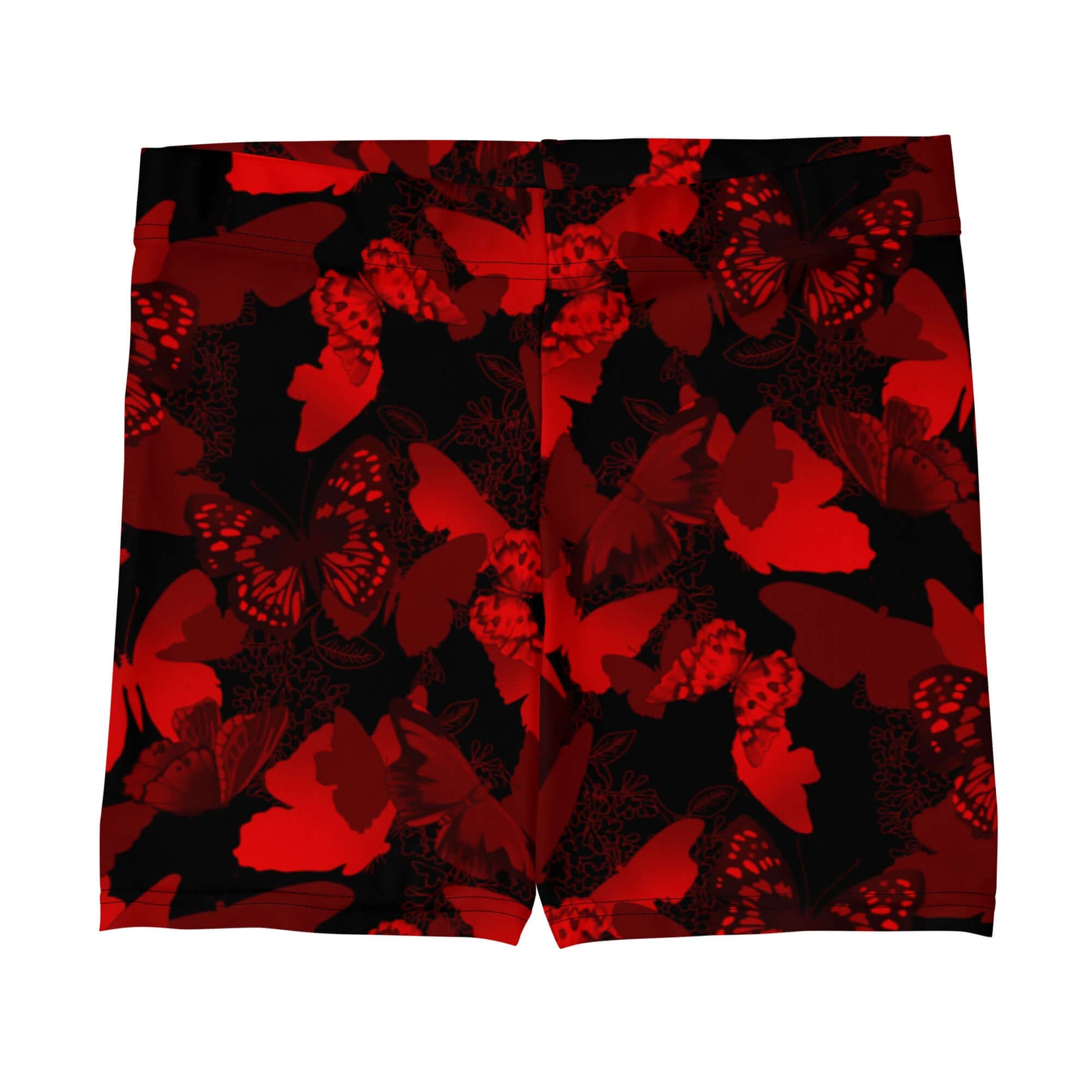 Stylish Butterfly Shorts featuring a vibrant butterfly pattern, perfect for lounging or gym activities.