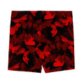 Stylish Butterfly Shorts in red and black, perfect for lounging or workouts. Pair them with a cute top for a playful look!