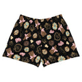 Royal Cookie Athletic Short Shorts featuring a playful cookie design, perfect for comfort and mobility during workouts.