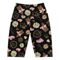 Stylish Royal Cookie Biker Shorts feature a fun dessert print, perfect for pairing with crop tops and sports bras.