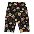 Stylish Royal Cookie Biker Shorts featuring a fun dessert pattern, perfect for comfort and mobility in any outfit.