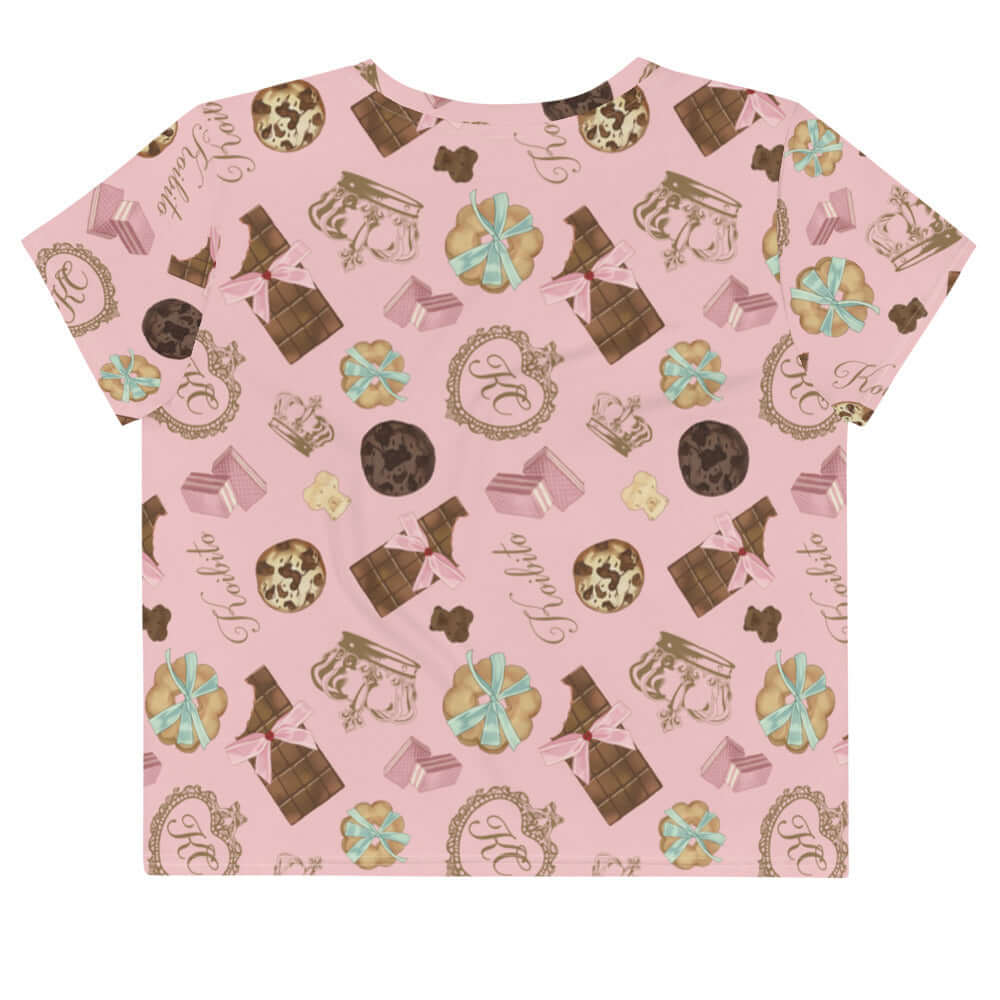 Sweeten your wardrobe with the Royal Cookie Crop Top, perfect for summer picnics and tea parties.
