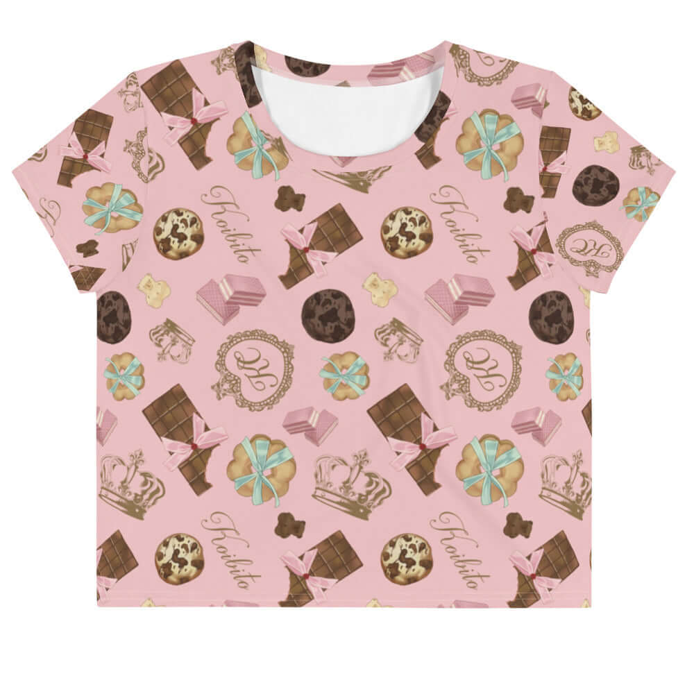 Sweeten your wardrobe with the Royal Cookie Crop Top, perfect for summer picnics and tea parties!