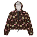 Stylish Royal Cookie cropped windbreaker, waterproof and lightweight, perfect for adventurous hikes and outdoor activities.