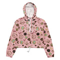 Stylish Royal Cookie cropped windbreaker, perfect for adventures with breathable mesh lining and waterproof design.