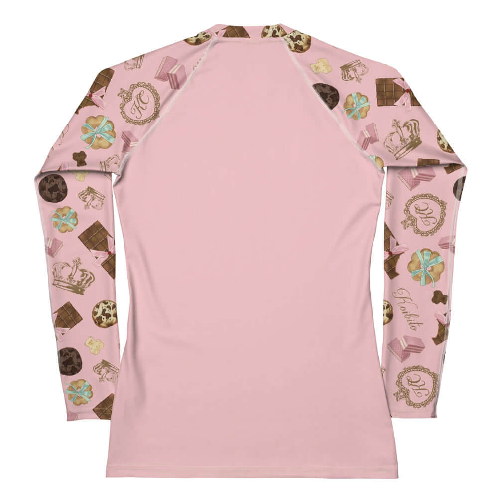 Versatile Royal Cookie Rash Guard featuring a smooth design, perfect for active lifestyles and sun protection.