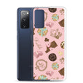 Royal Cookie Samsung® Clear Case featuring a fun cookie design, protecting your phone with style and flair.
