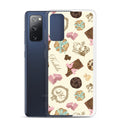 Protect your phone in style with the Royal Cookie Samsung® Clear Case featuring delightful dessert designs.