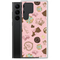 Stylish Royal Cookie Samsung® Clear Case features fun cookie designs, protecting your phone while adding charm.