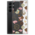 Sleek Royal Cookie Samsung® Clear Case featuring delightful cookie designs, protecting your phone with style.