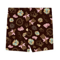 Royal Cookie Shorts feature a fun, chocolate-themed design, perfect for staying stylish and comfy all day.