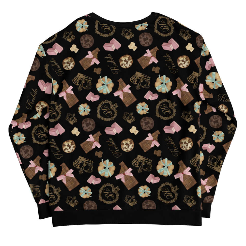 Stylish Royal Cookie Sweatshirt featuring a fun, elegant design, perfect for any casual outing or lounging at home.