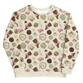 Stylish Royal Cookie Sweatshirt featuring a delightful pattern, perfect for lounging or a night out.