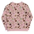 Stylish Royal Cookie Sweatshirt featuring a playful dessert print, perfect for casual outings or relaxing at home.