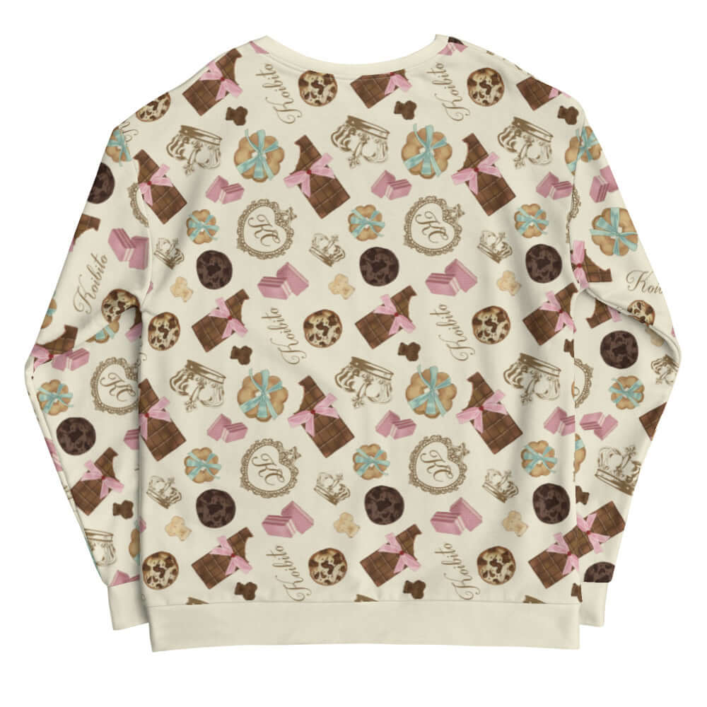 Stylish Royal Cookie Sweatshirt with a unique all-over print, perfect for lounging or a night out.