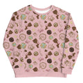 Stylish Royal Cookie Sweatshirt featuring a playful pattern, perfect for lounging or a night out.