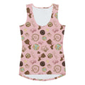 Delight in the playful design of the Royal Cookie Tank Top, perfect for a stylish, fun day out.