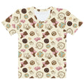 Playful Royal Cookie T-shirt featuring a fun chocolate print, perfect for stylish, comfortable outings.