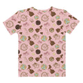 Playful Royal Cookie T-shirt featuring a delightful chocolate pattern, perfect for casual outings.