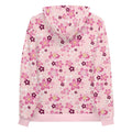 Vibrant Sakura Hoodie featuring pink floral patterns, perfect for a kawaii aesthetic and stylish everyday wear.