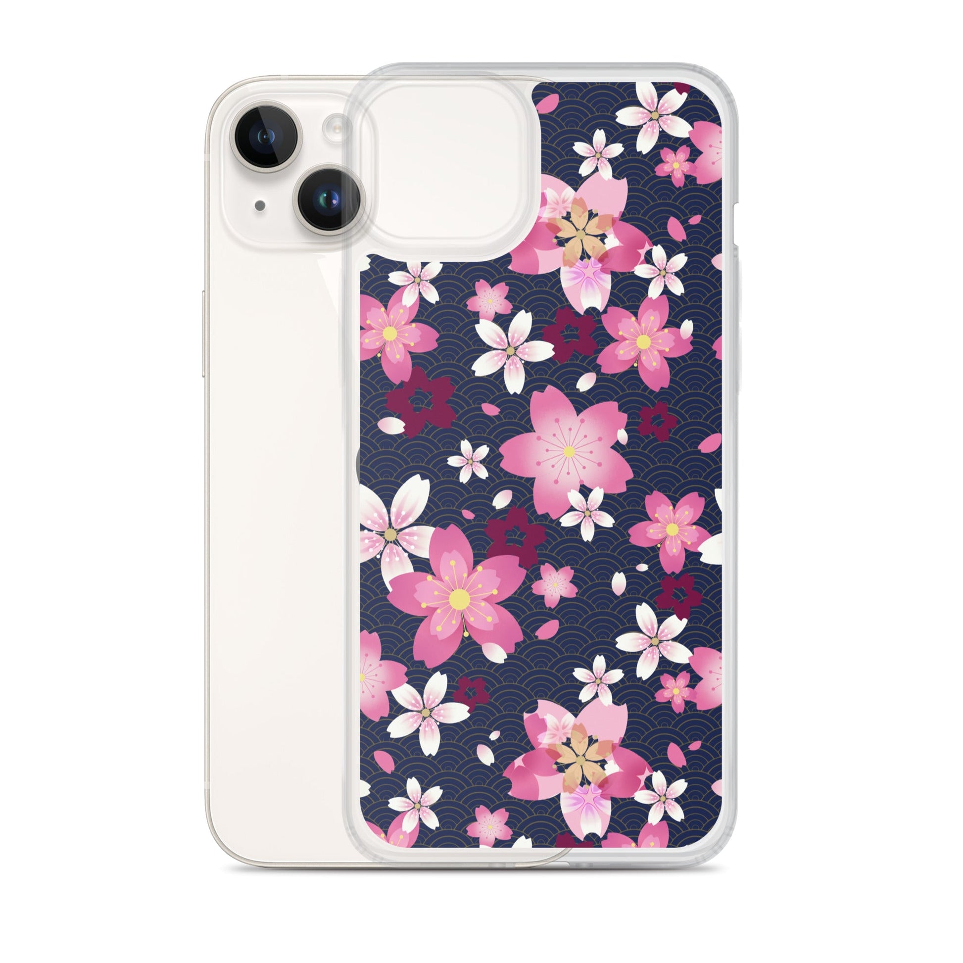 Sakura iPhone® Clear Case features a floral design with durable protection against dust and scratches. Perfect for everyday use.