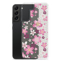 Sakura Samsung® Clear Case featuring stunning floral design, perfect for kawaii aesthetics and everyday protection.