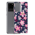 Sakura Samsung® Clear Case showcases beautiful cherry blossoms, perfect for kawaii aesthetics and everyday protection.