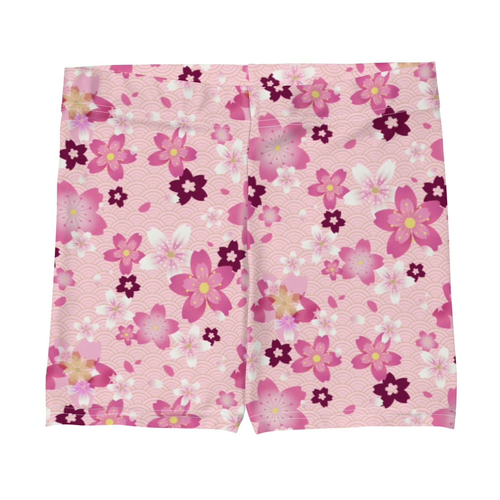Sakura Shorts feature a vibrant floral design, perfect for workouts and springtime jogs. Grab yours today!