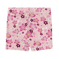 Snug and stylish Sakura Shorts with a floral design, perfect for spring workouts and park jogs.
