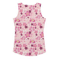 Sakura Tank Top featuring a vibrant floral design, perfect for spring outfits and gym wear. Embrace the season!