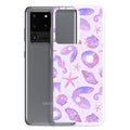Protect your phone with the Sea Princess Samsung® Clear Case, featuring beautiful seashell and star designs.