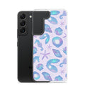 Showcase your style with the Sea Princess Samsung® Clear Case, featuring seashells and sparkles for ultimate protection.