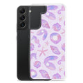 Sparkle in style with the Sea Princess Samsung® Clear Case, featuring seashells and stars for ultimate protection.