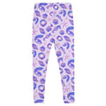 Stylish Sea Princess Leggings adorned with seashells, stars, and sparkles for a mermaid-inspired look.