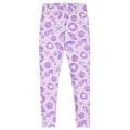 Stylish Sea Princess Leggings in pink with seashell and starfish patterns, perfect for mermaid-inspired outfits.