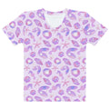 Stylish Sea Princess T-shirt adorned with seashells and sparkles, perfect for mermaid enthusiasts.