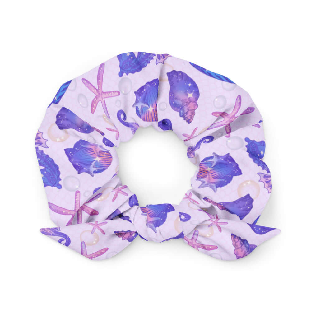 Elevate your look with the stylish Sea Princess Scrunchie, featuring vibrant ocean-inspired designs perfect for summer.