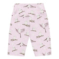 Snow Bird Biker Shorts with cute bird patterns, perfect for running or relaxing, available at Koibito Clothing.