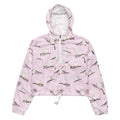 Lightweight and waterproof, the Snow Bird cropped windbreaker is perfect for stylish outdoor adventures.