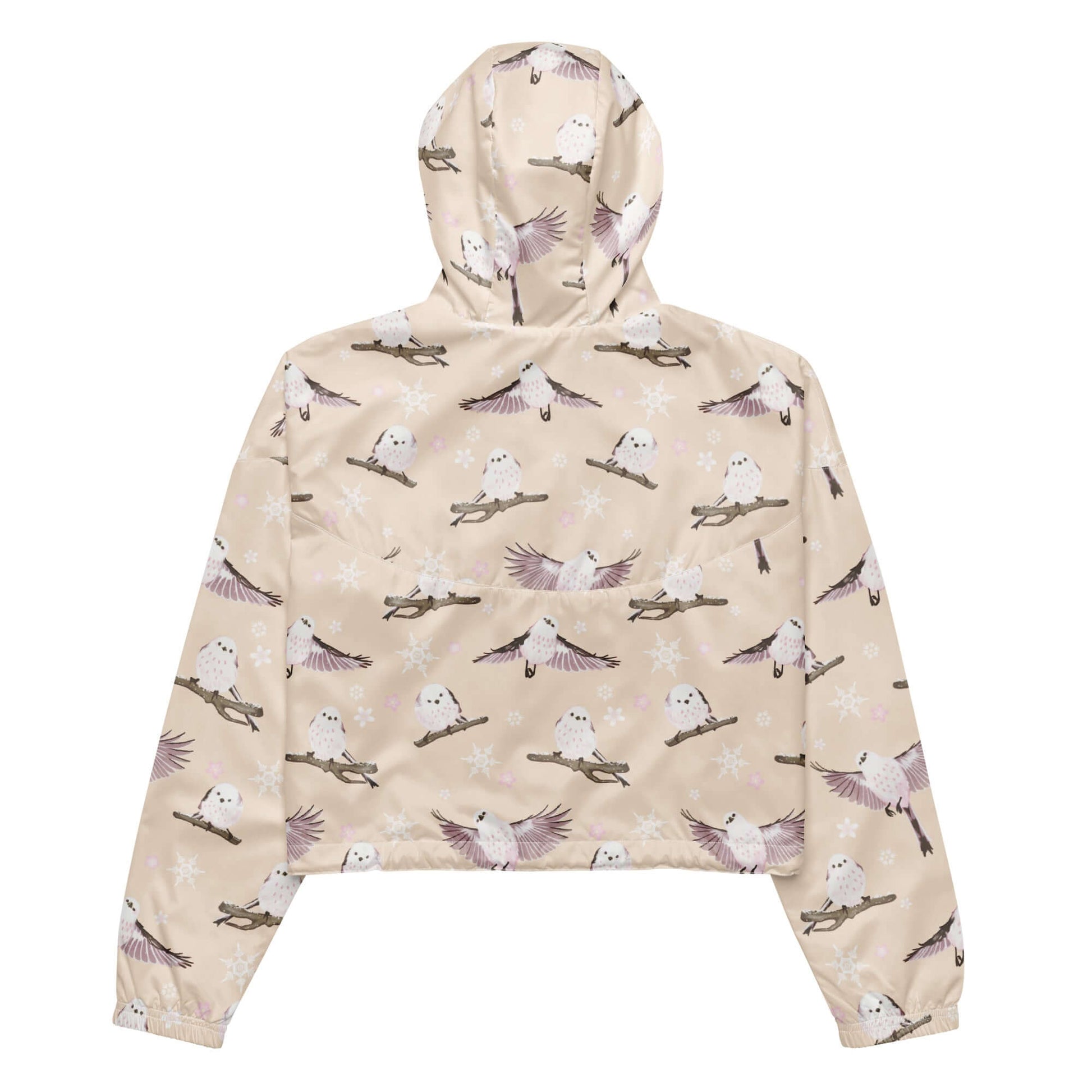 Stylish and waterproof, the Snow Bird cropped windbreaker is perfect for adventures in any weather.