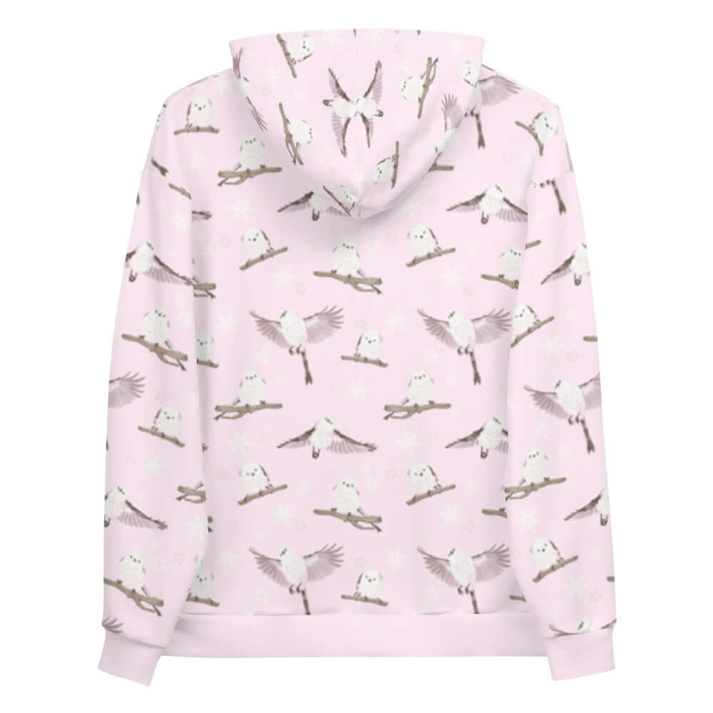 Cozy and cute, the Snow Bird Hoodie features a vibrant bird print, perfect for festive warmth and style.