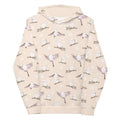 Cozy Snow Bird Hoodie featuring cute birds and a vibrant print, perfect for holiday warmth and style.