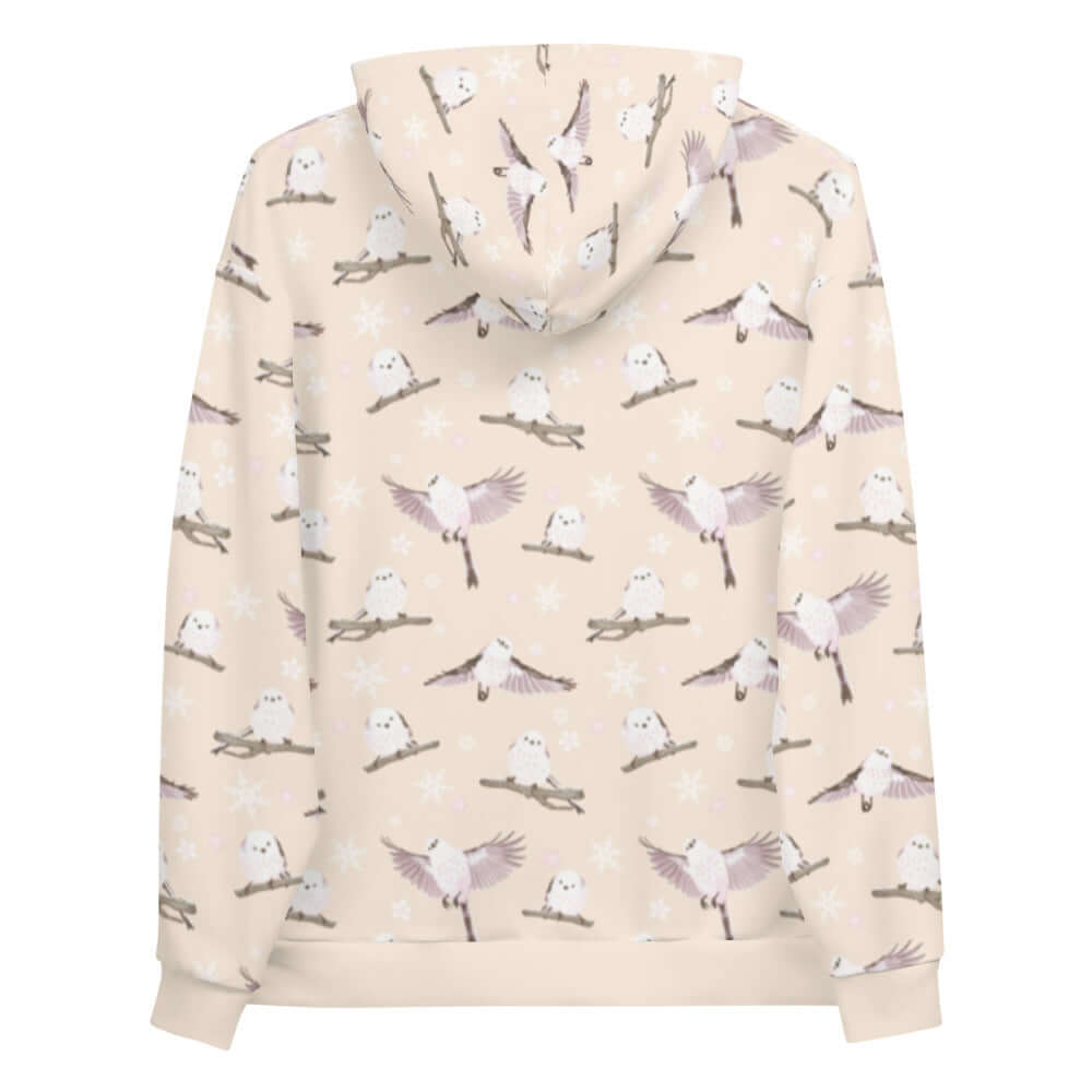 Cozy up in the Snow Bird Hoodie, featuring cute birds and a soft design, perfect for holiday vibes.