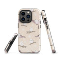Stylish Snow Bird iPhone® Tough Case featuring a durable dual-layer design for optimal protection and fashion.
