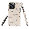 Stylish Snow Bird iPhone® Tough Case featuring a durable design for maximum protection and impact absorption.