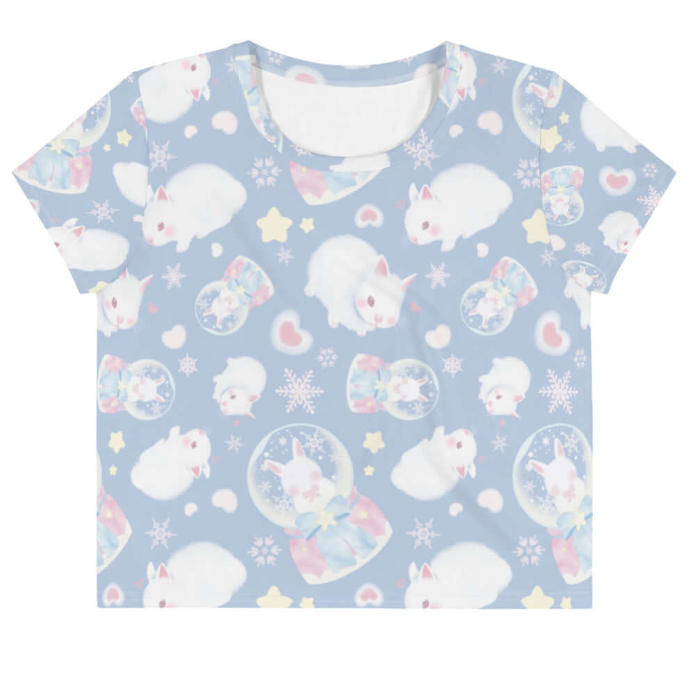 Sweet and stylish, the Snow Bunny Crop Top features a playful design and stretchy fabric for ultimate comfort.