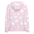 Cozy Snow Bunny Hoodie in pastel pink with adorable bunny print, perfect for a cute, comfy style.