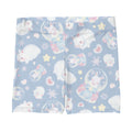 Cozy and cute Snow Bunny Shorts featuring fluffy bunnies, perfect for workouts or lounging in style.