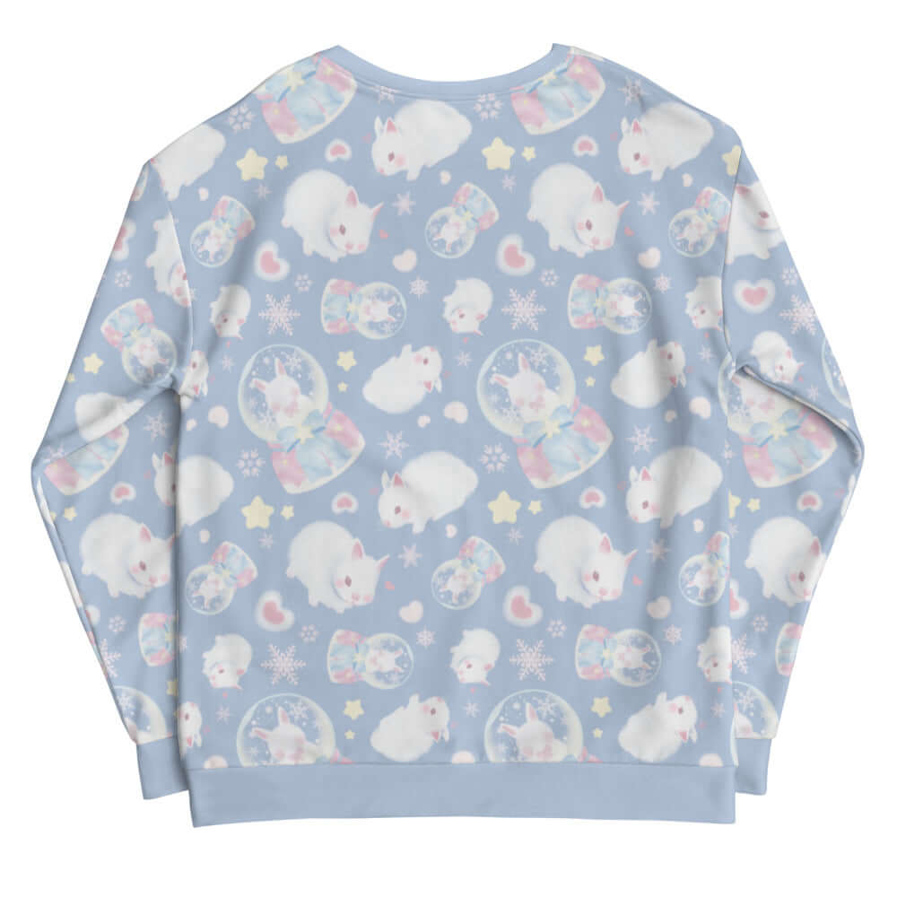 Cozy and cute, the Snow Bunny Sweatshirt features playful bunny designs perfect for pastel outfits.