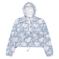 Lightweight and stylish, the Snow Kitten cropped windbreaker is perfect for any adventure, featuring adjustable drawcords.